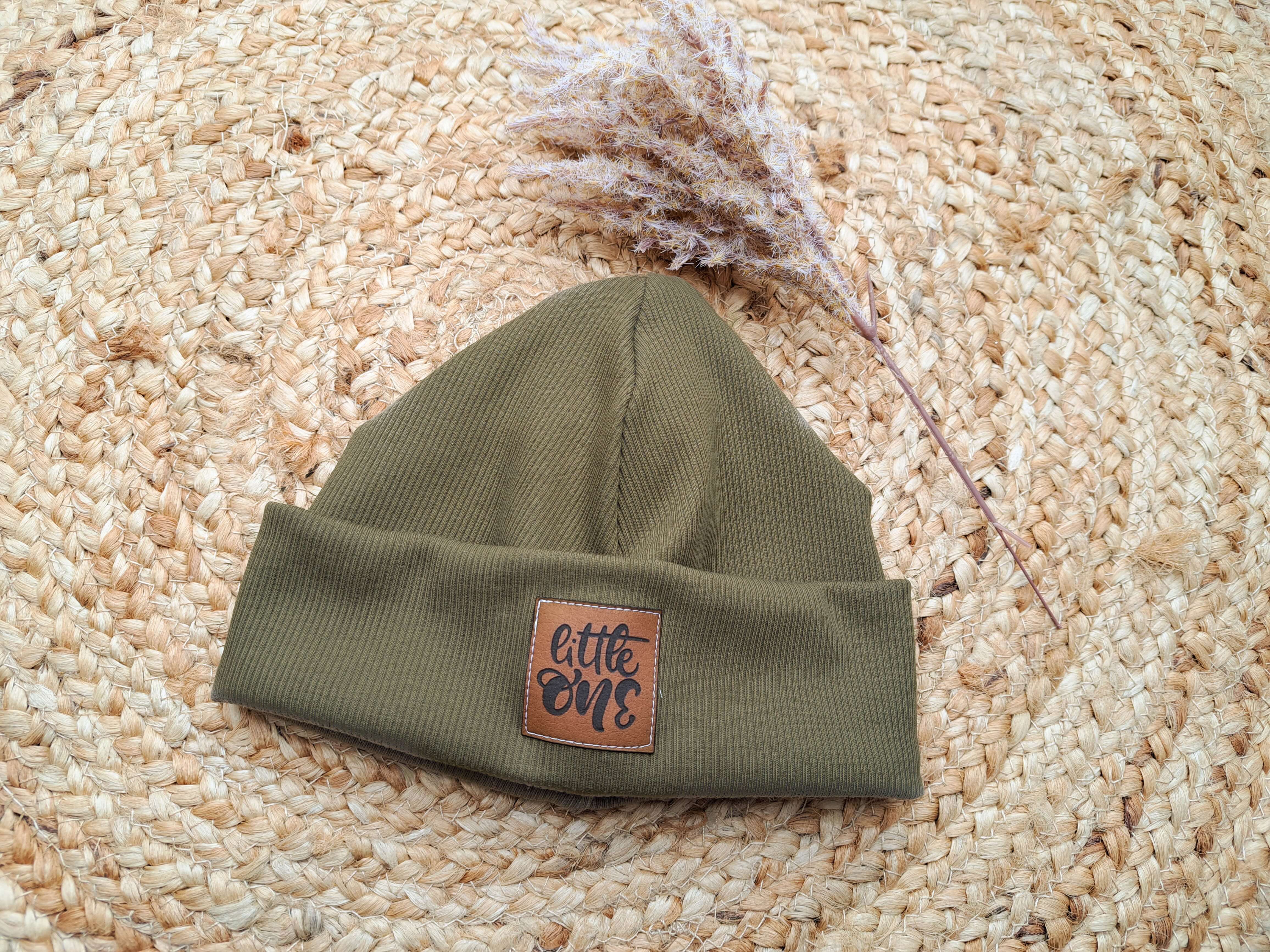 Hipster Beanie Feinripp khaki