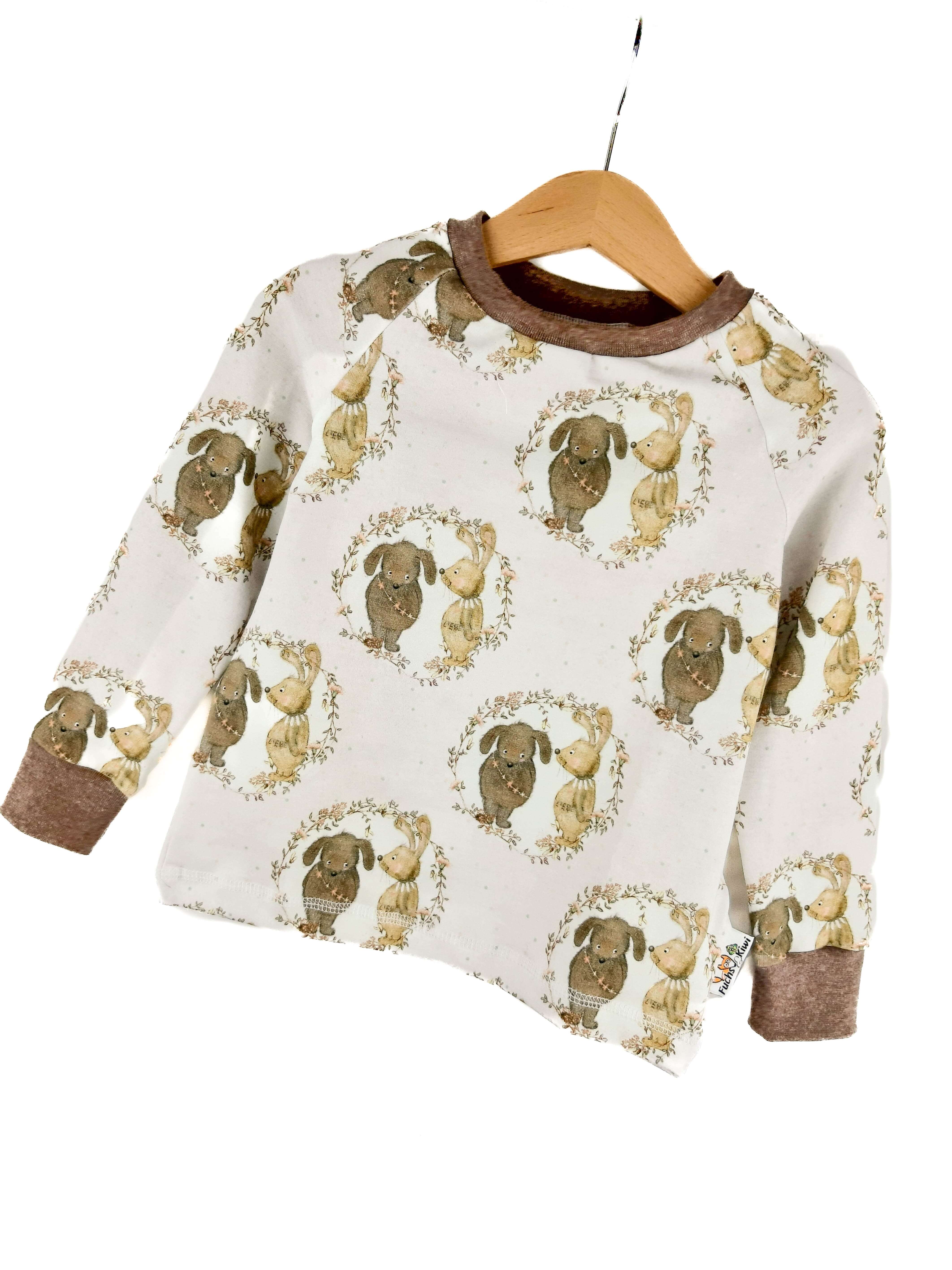 Langarmshirt Häschenfreundschaft