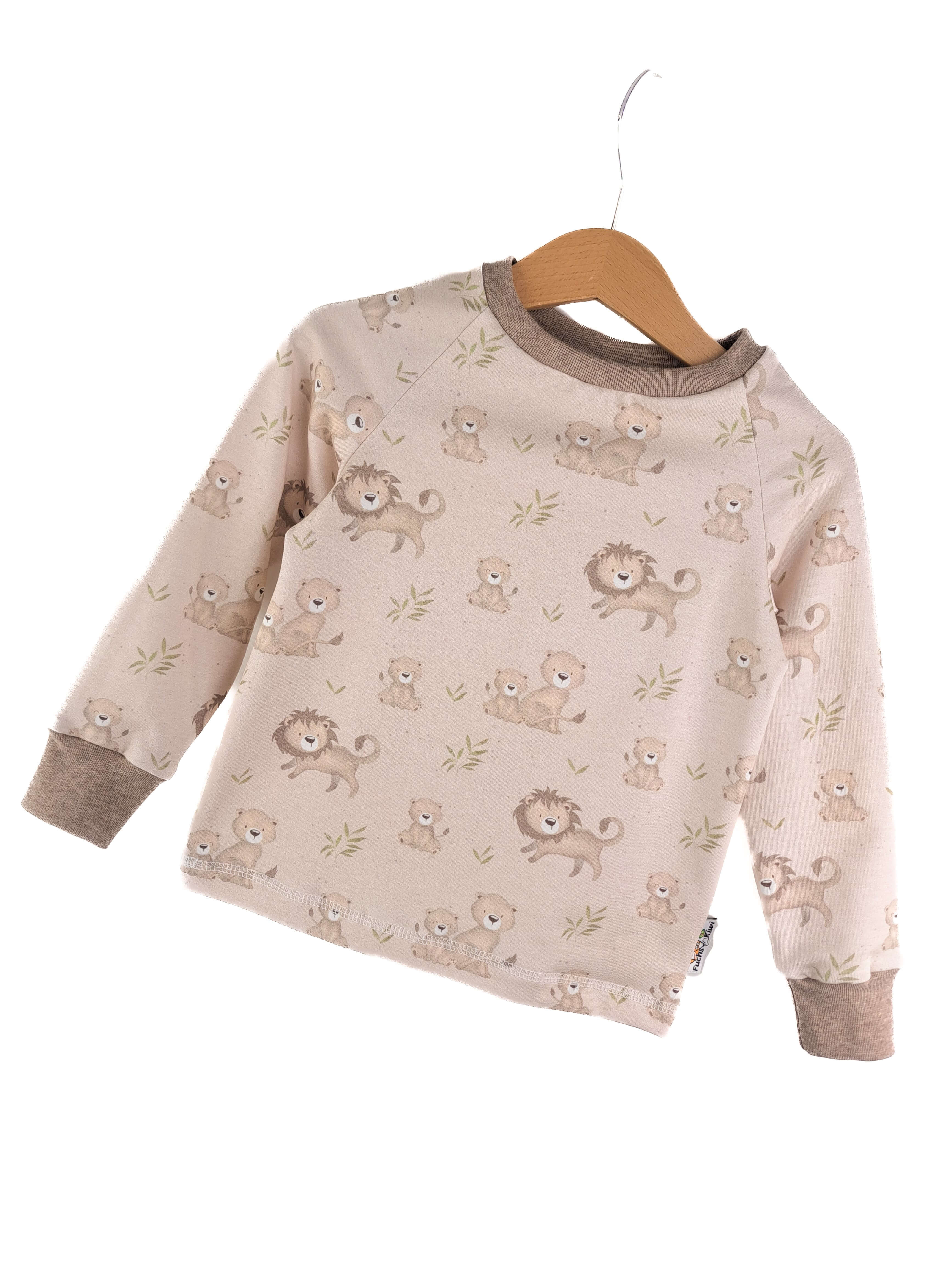 Langarmshirt Löwenfamilie