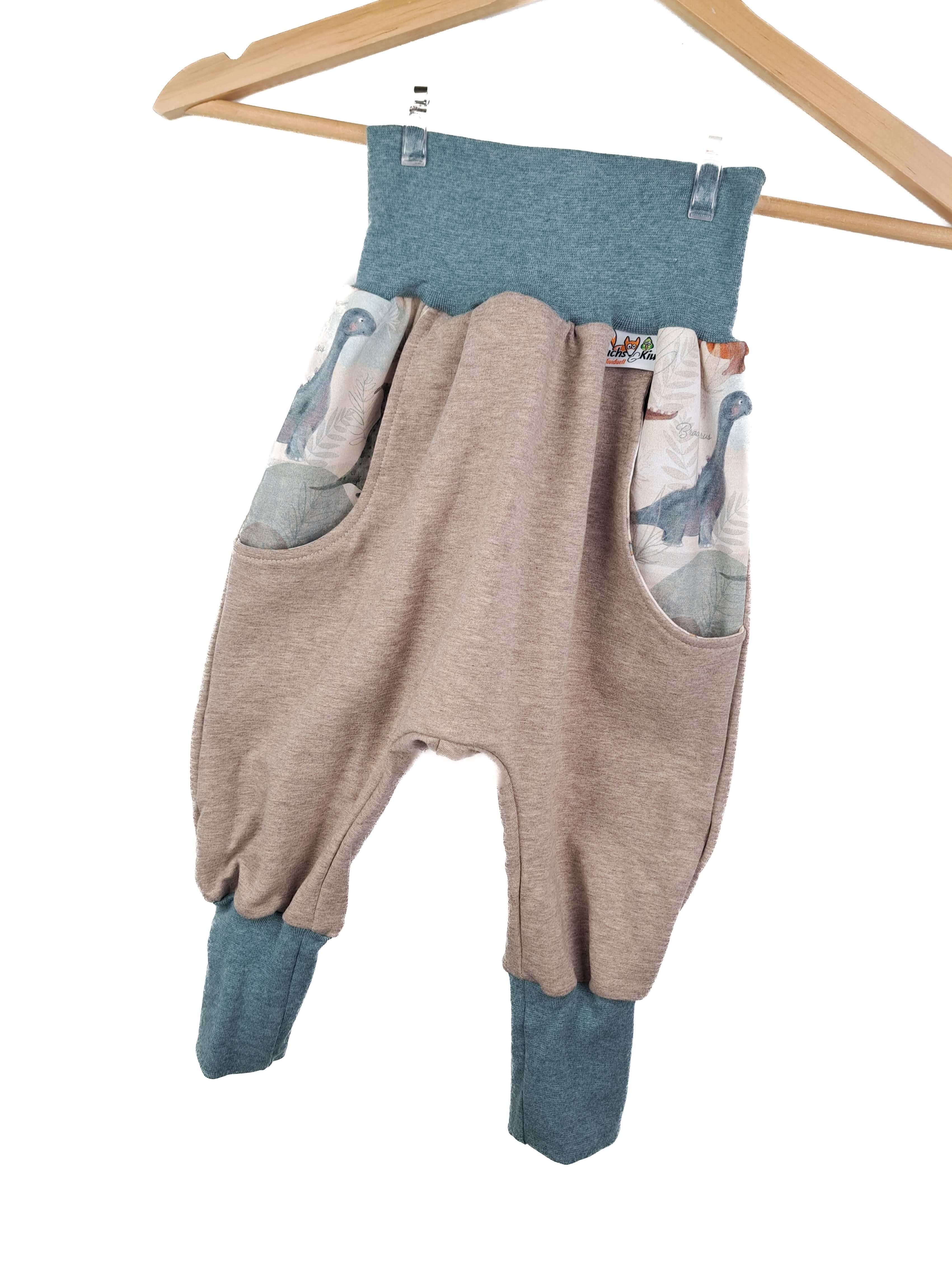 Indi Sweat Pumphose sand meliert mit Dinosaurierland