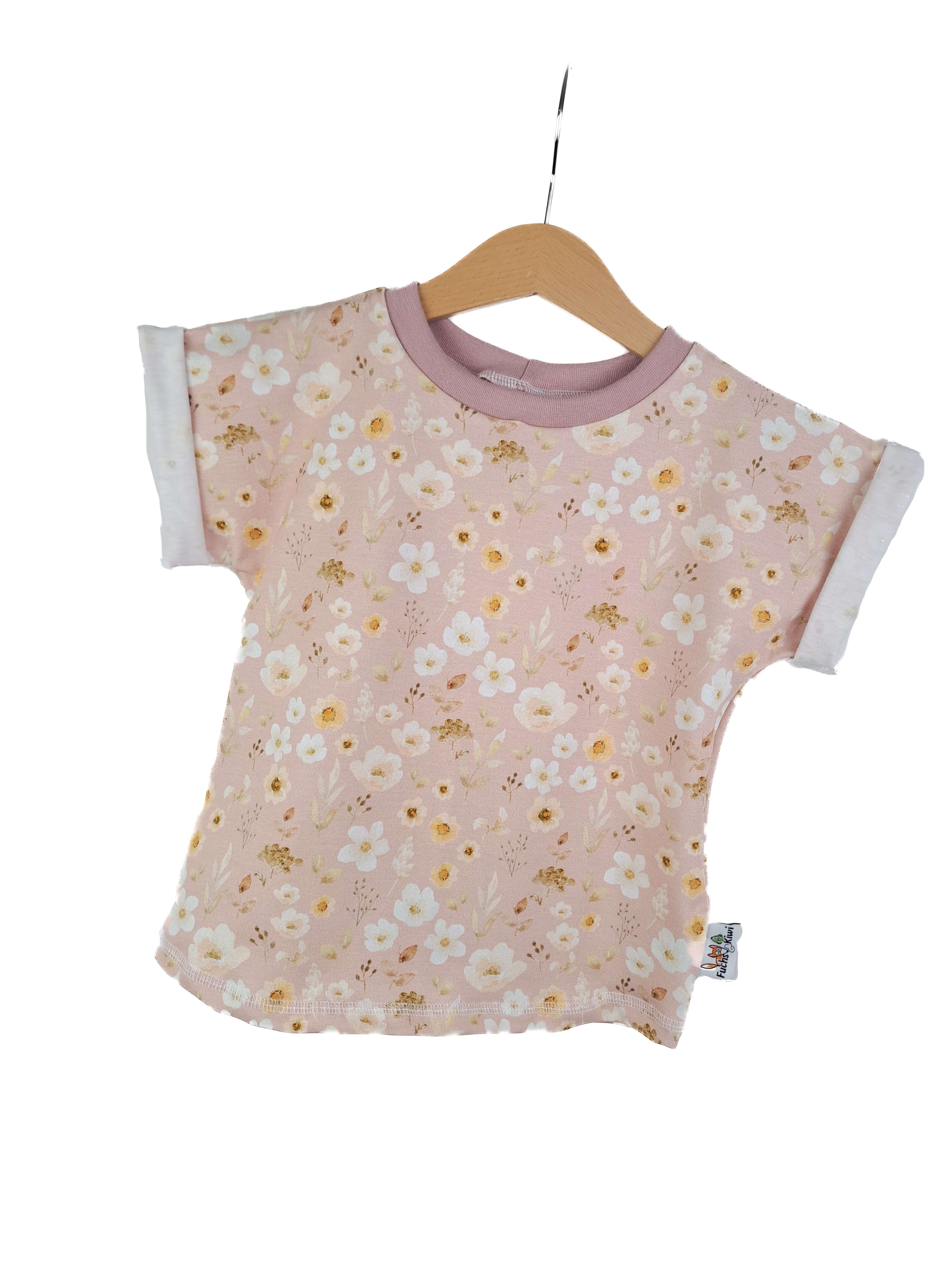 Shirty Blümchen altrosa 86/92