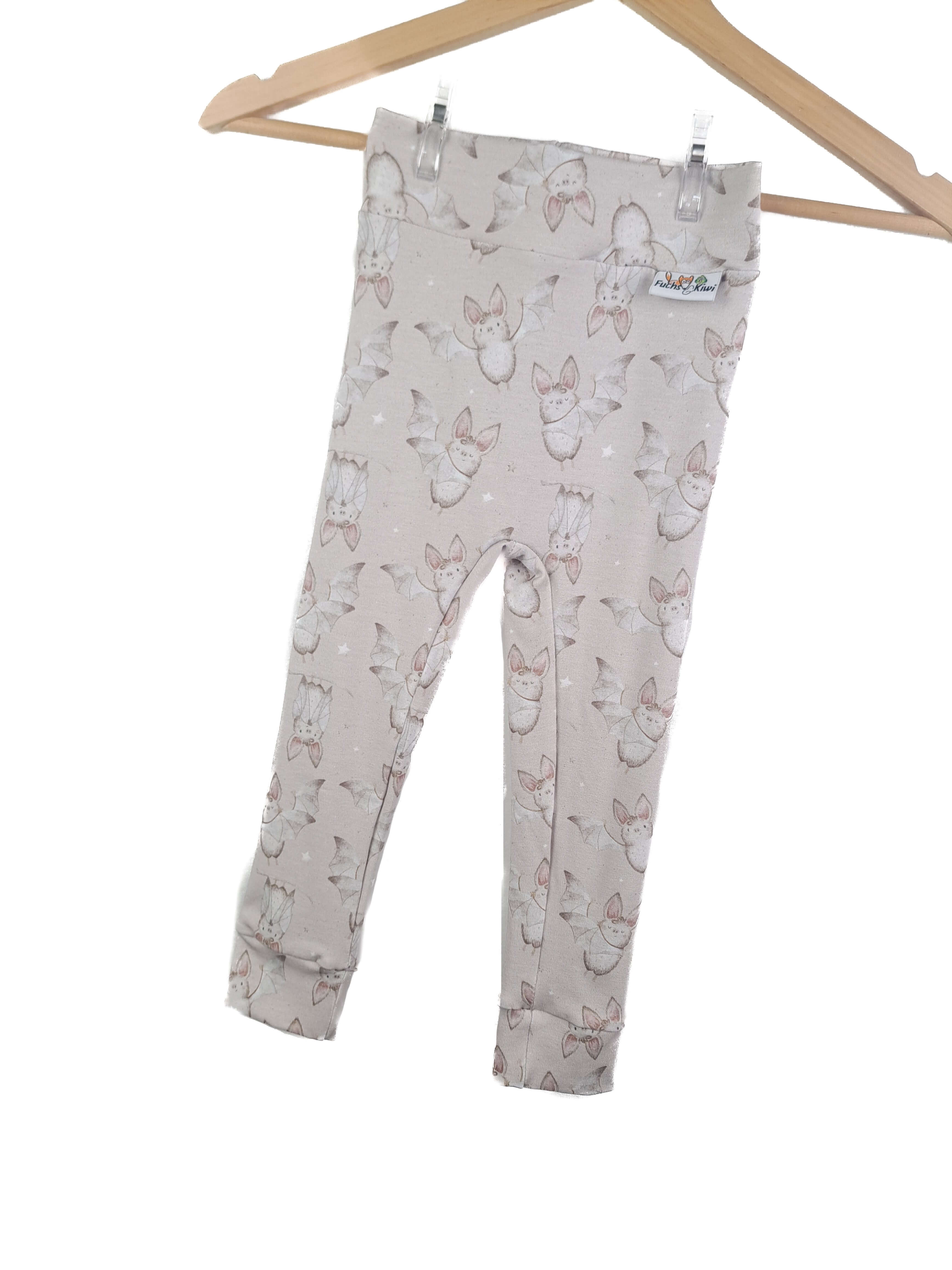 Leggings Fledermaus sand