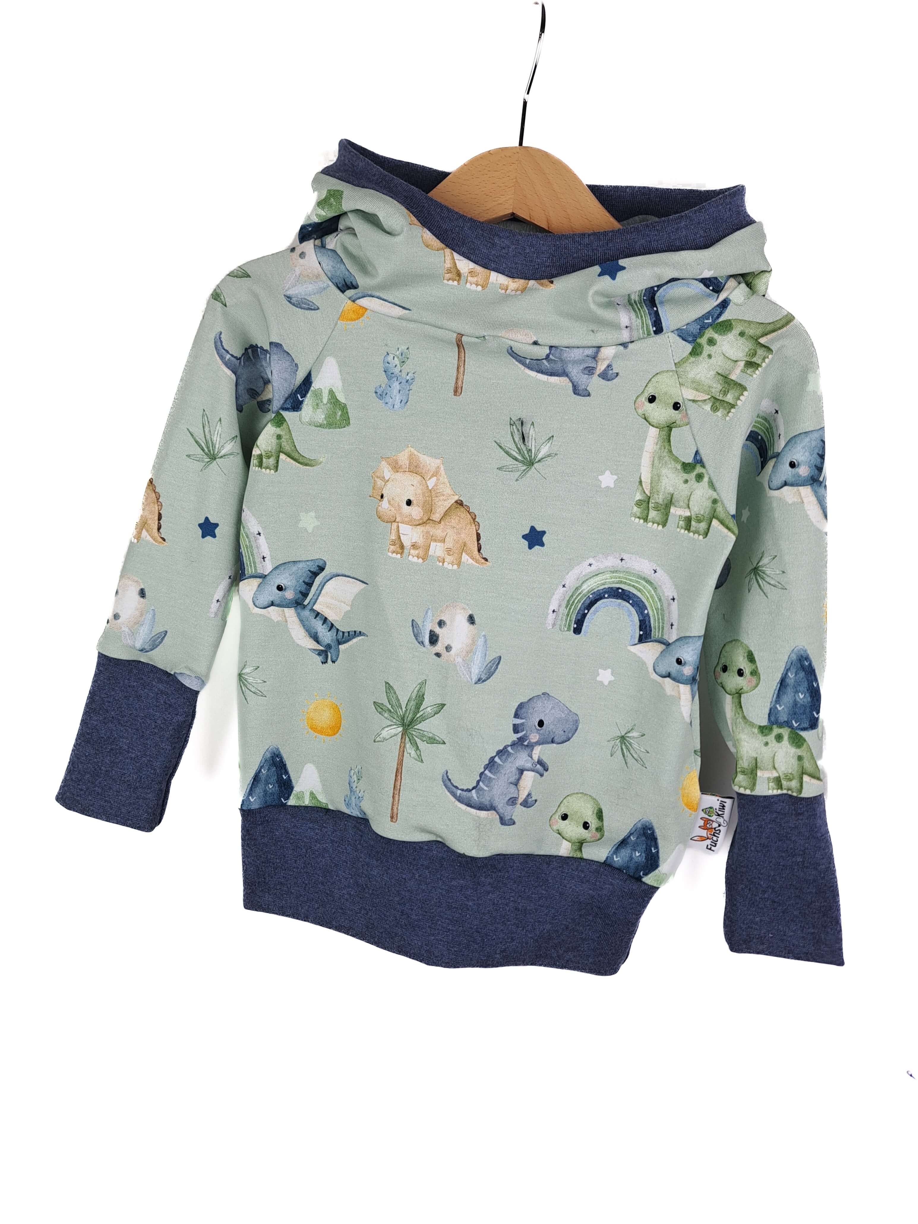 Hoodie Dinoland mint