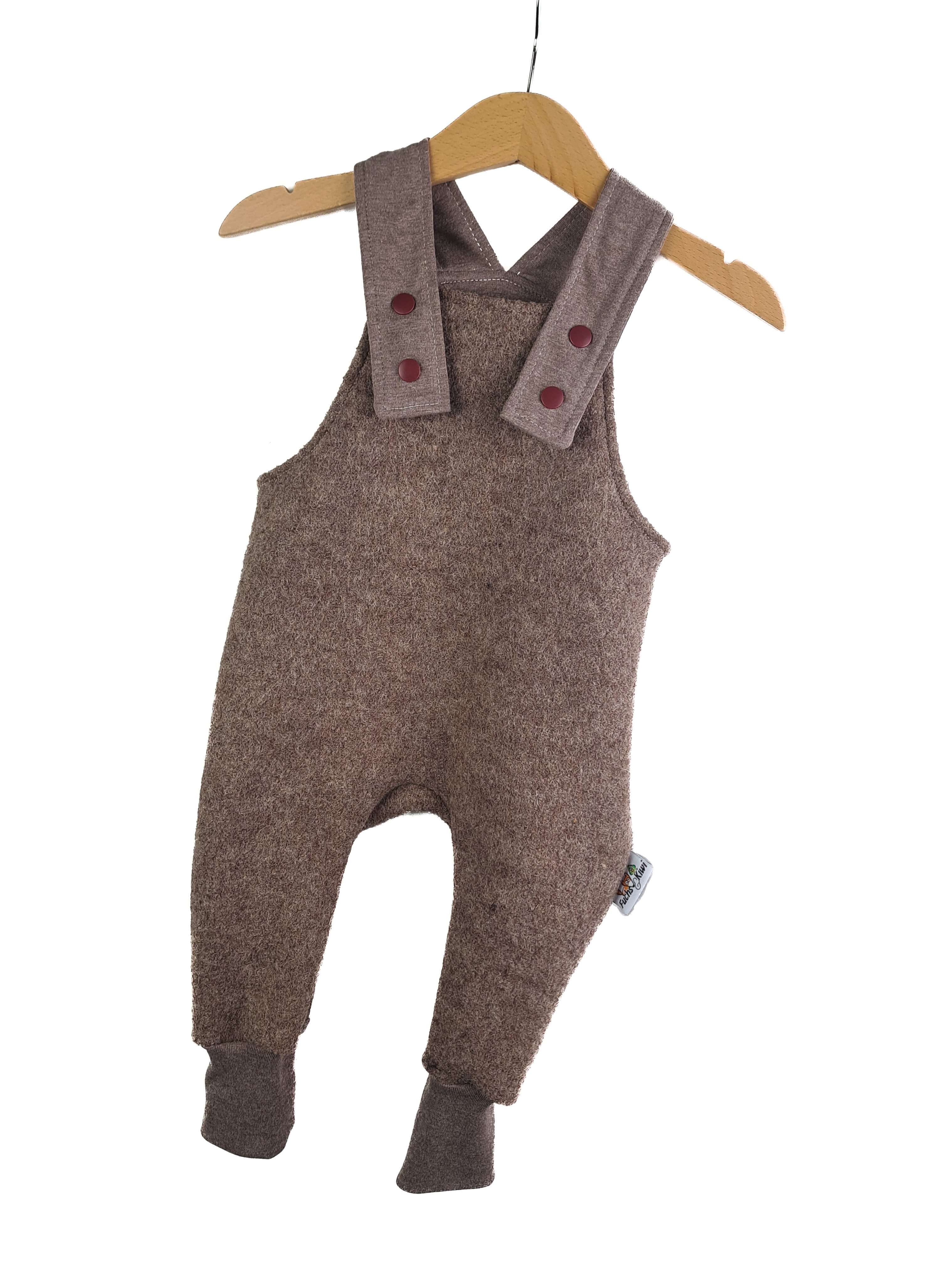 Walklatzhose braun meliert  86/92