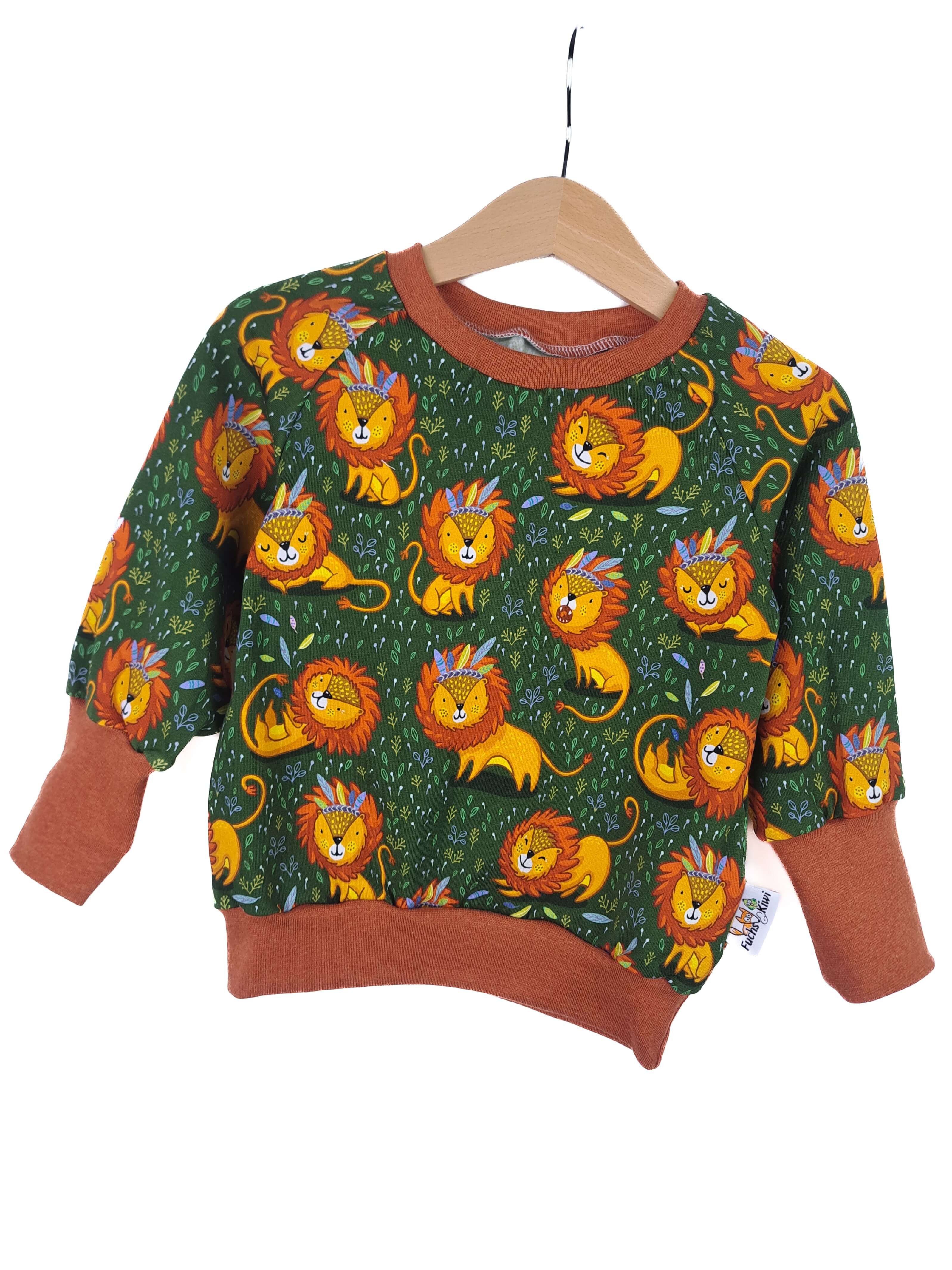 Pullover Löwe tanne