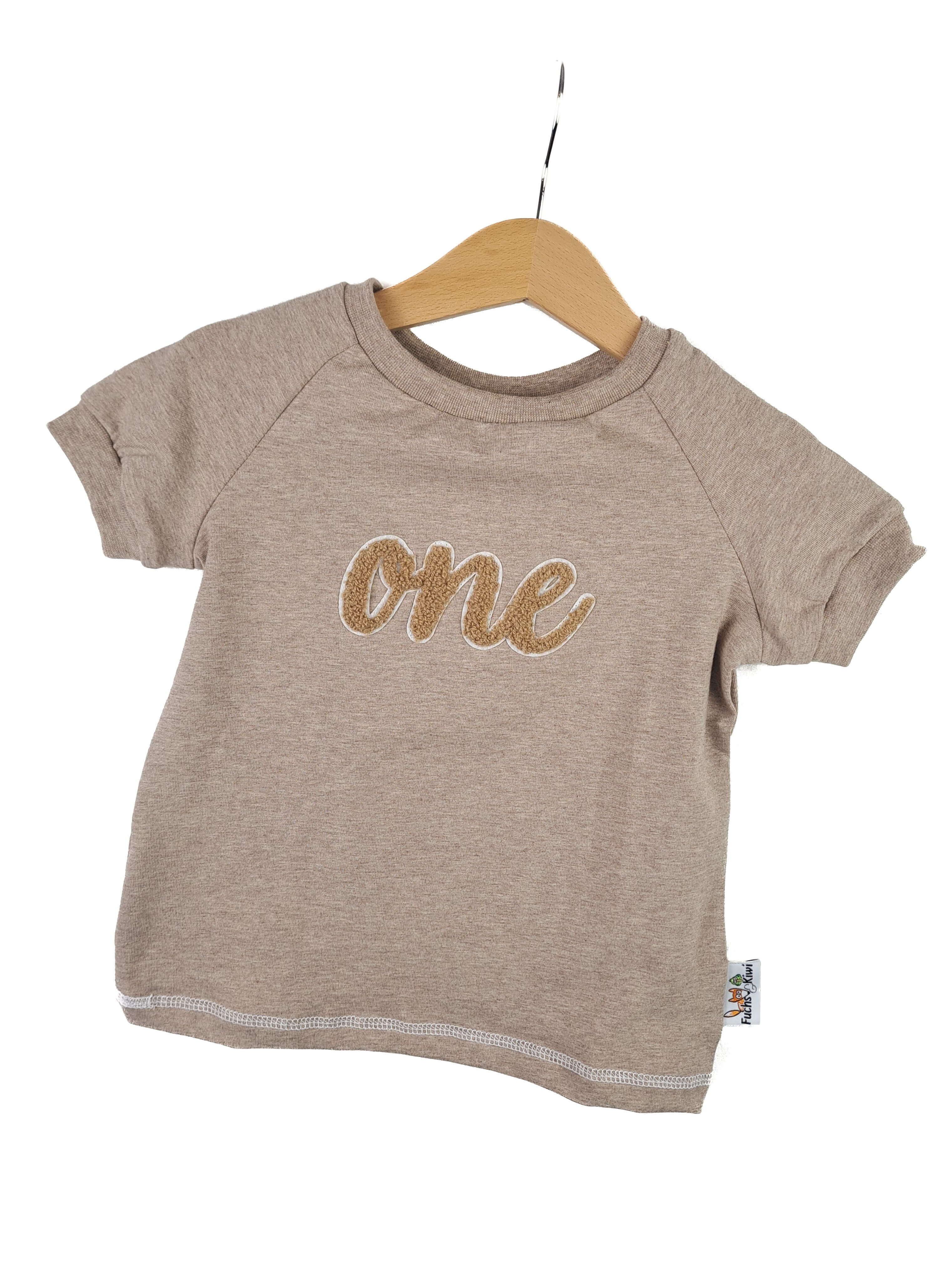 T-Shirt One-Patch sand 86/92