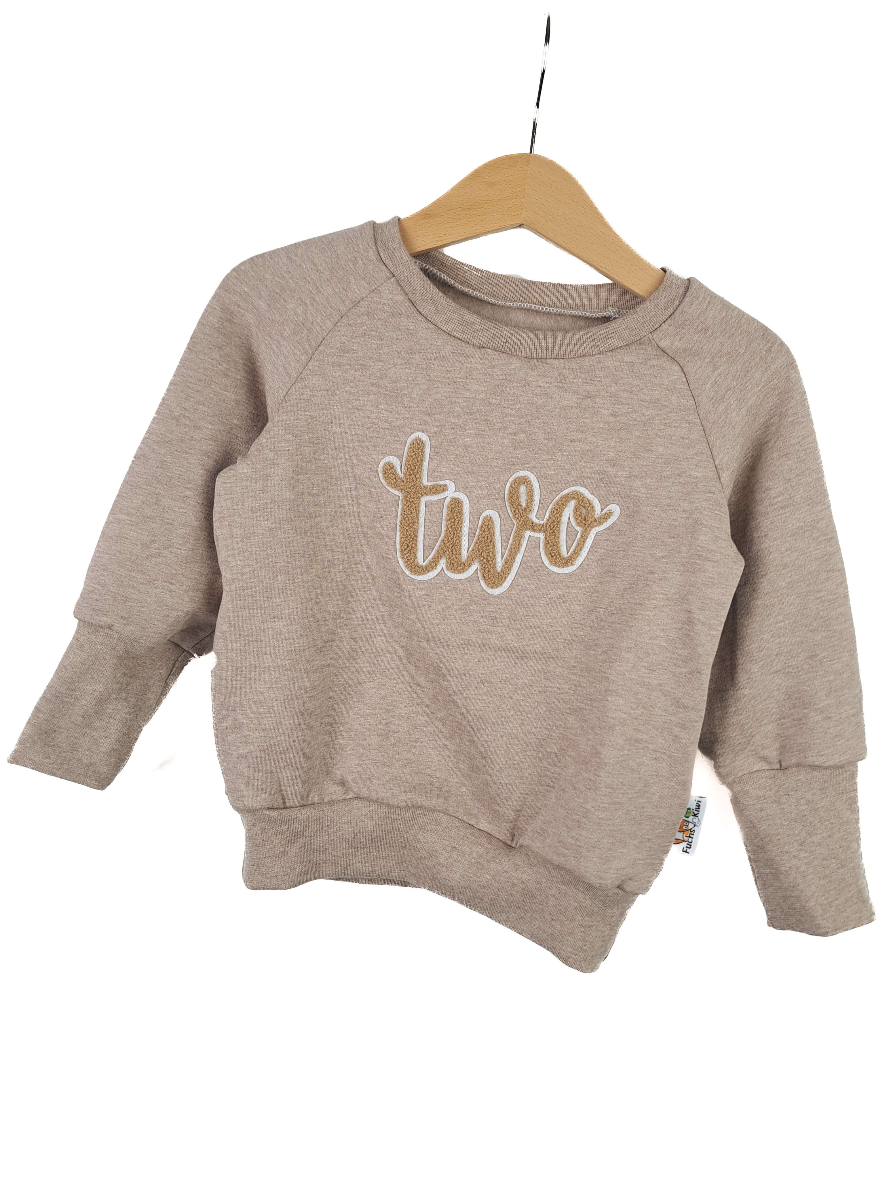 Pullover Two-Patch sand 86/92