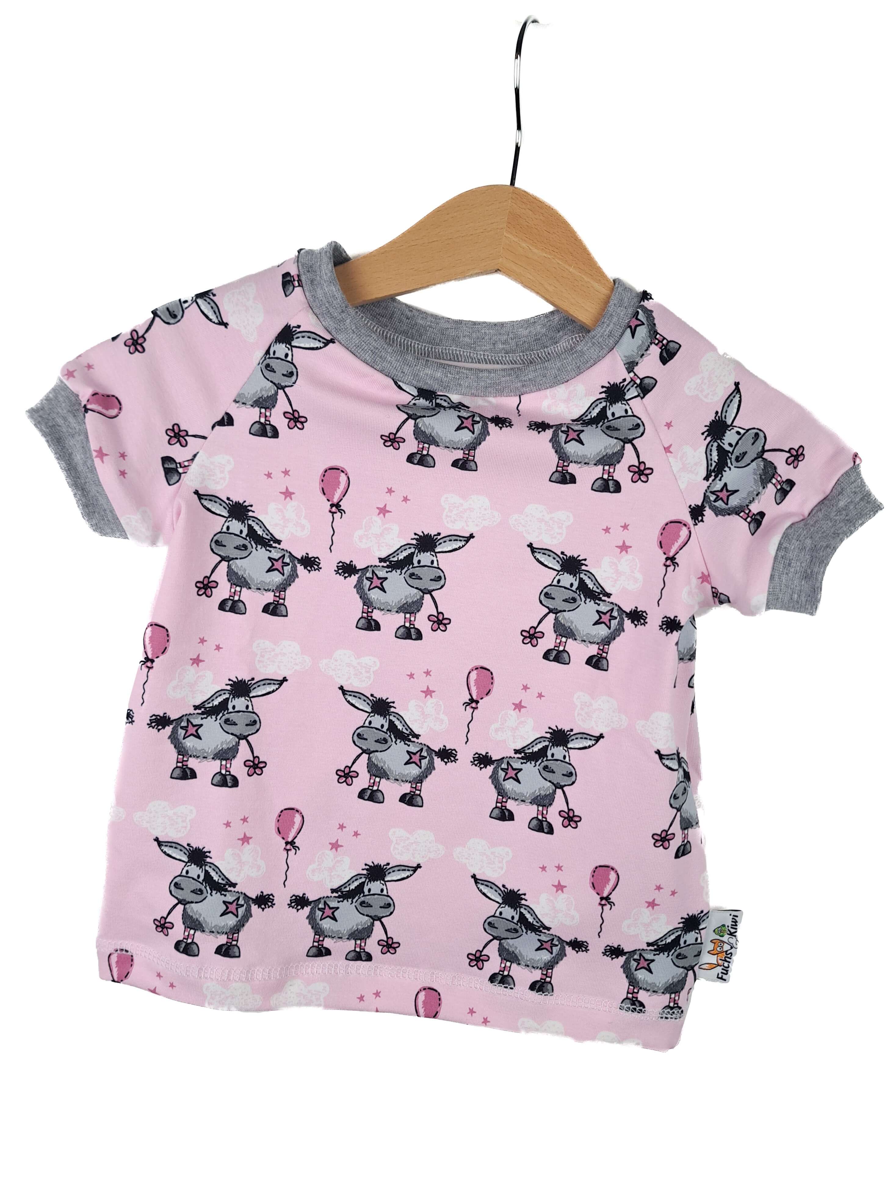 T-Shirt Esel rosa