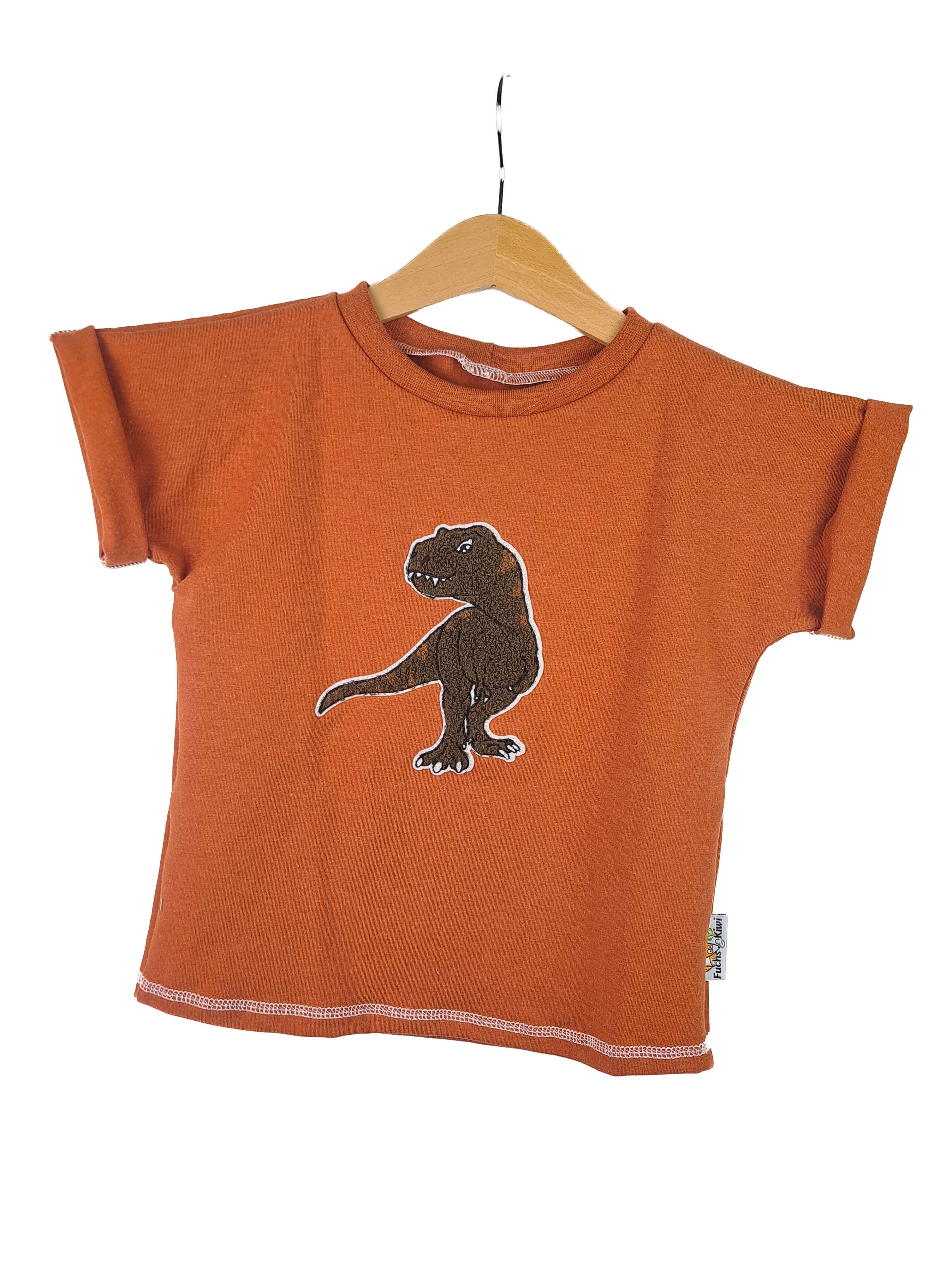 Shirty T-Rex-Patch khaki/rost 86/92 