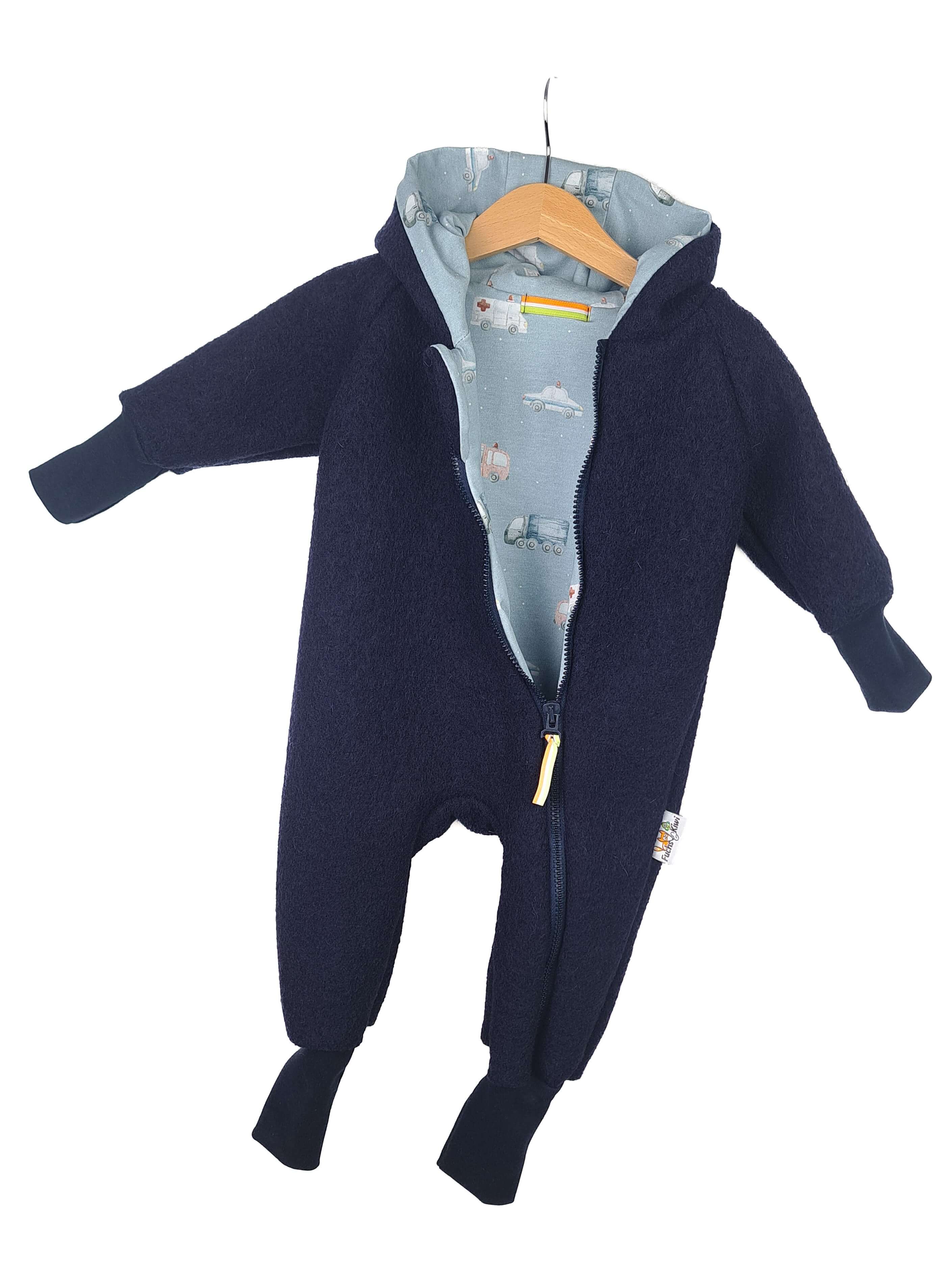 Walkoverall blau mit Autoliebe