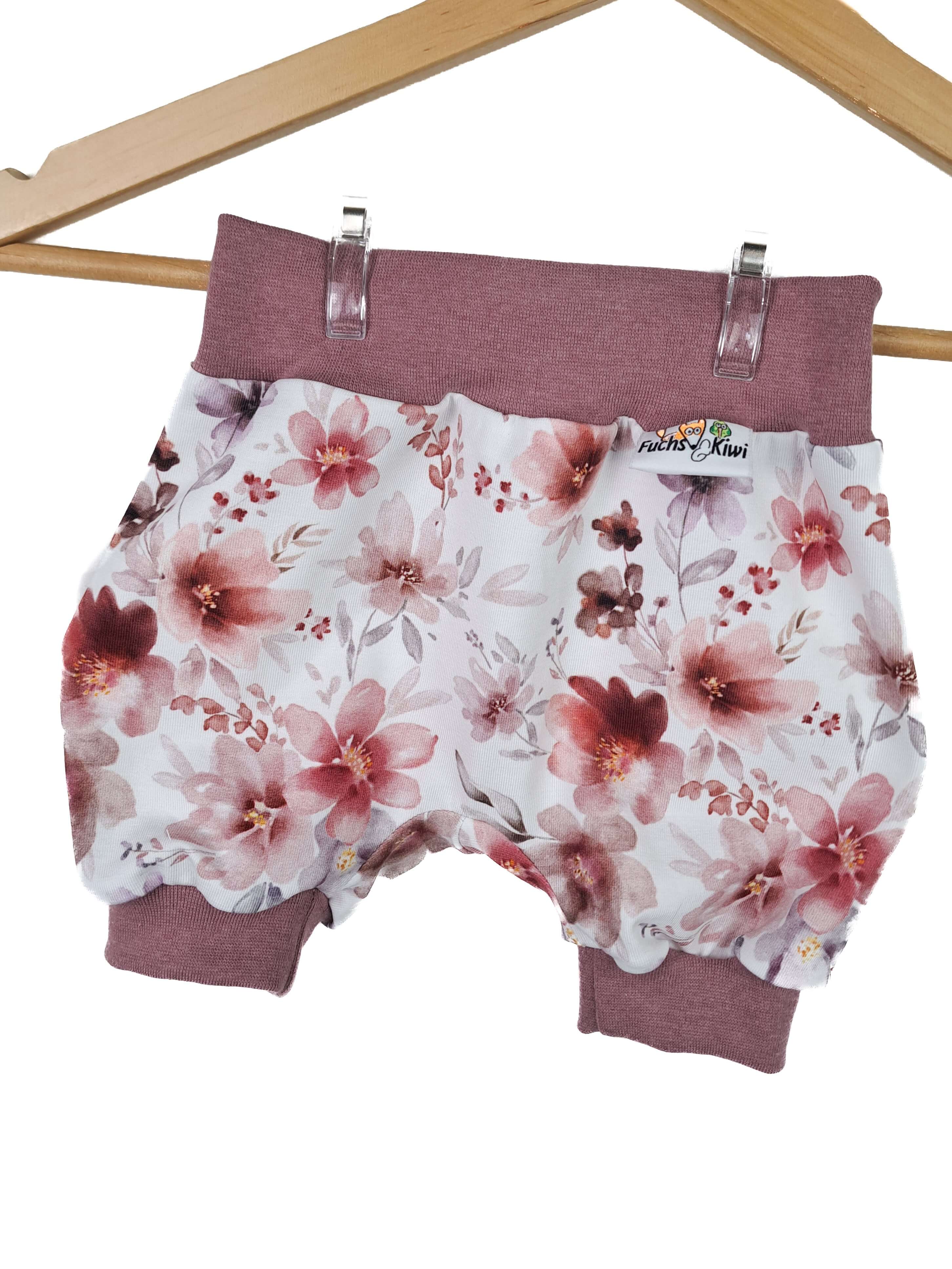 Kurze Hose Blumenmeer 74/80