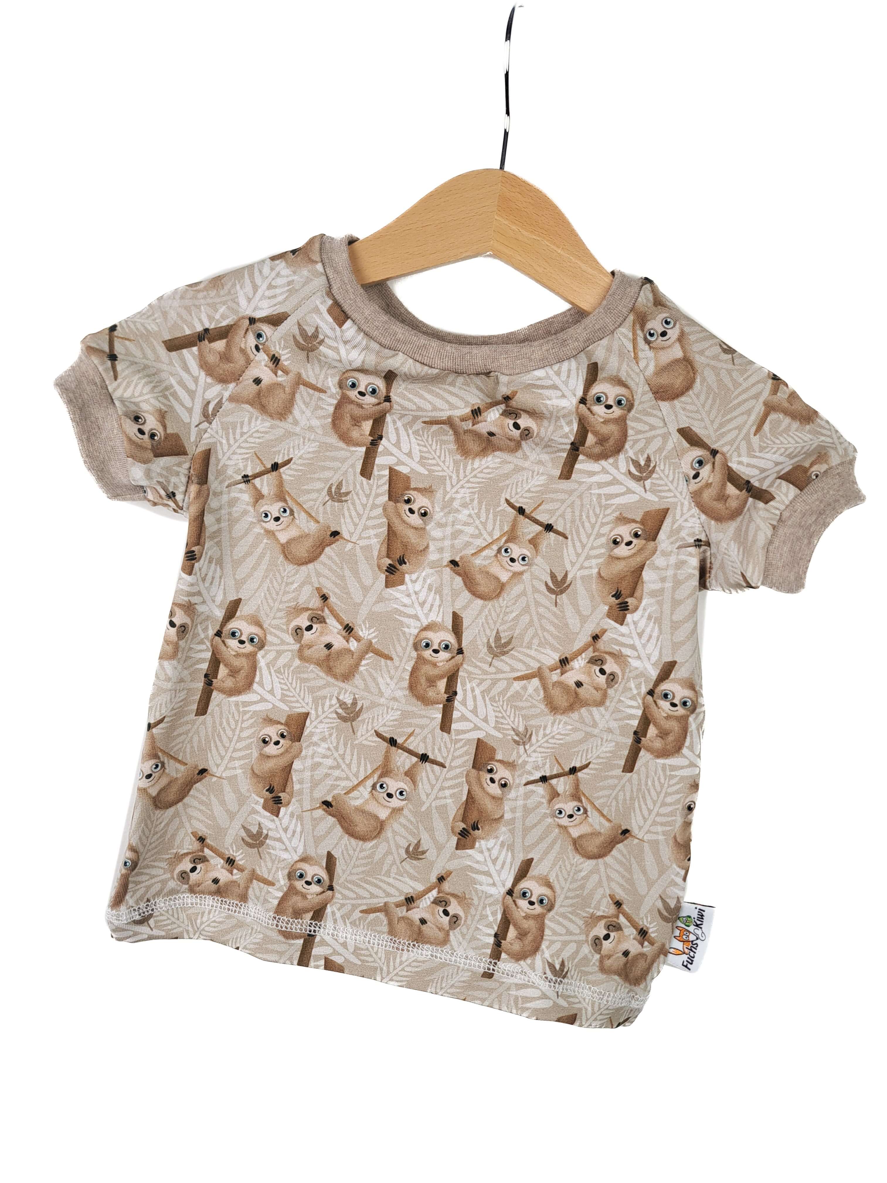 T-Shirt Faultierbaby 74/80