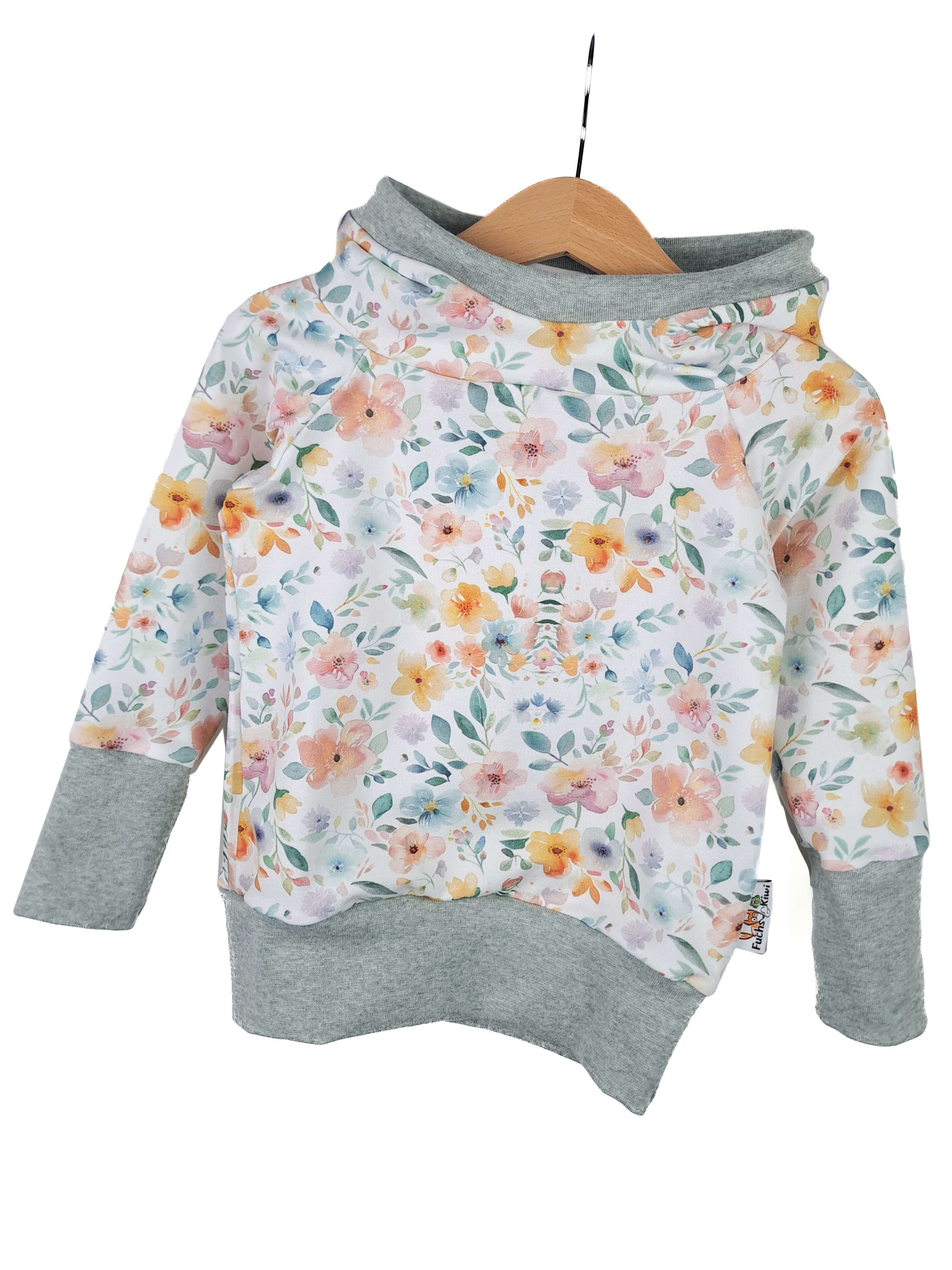 Hoodie Sommerblumen 86/92