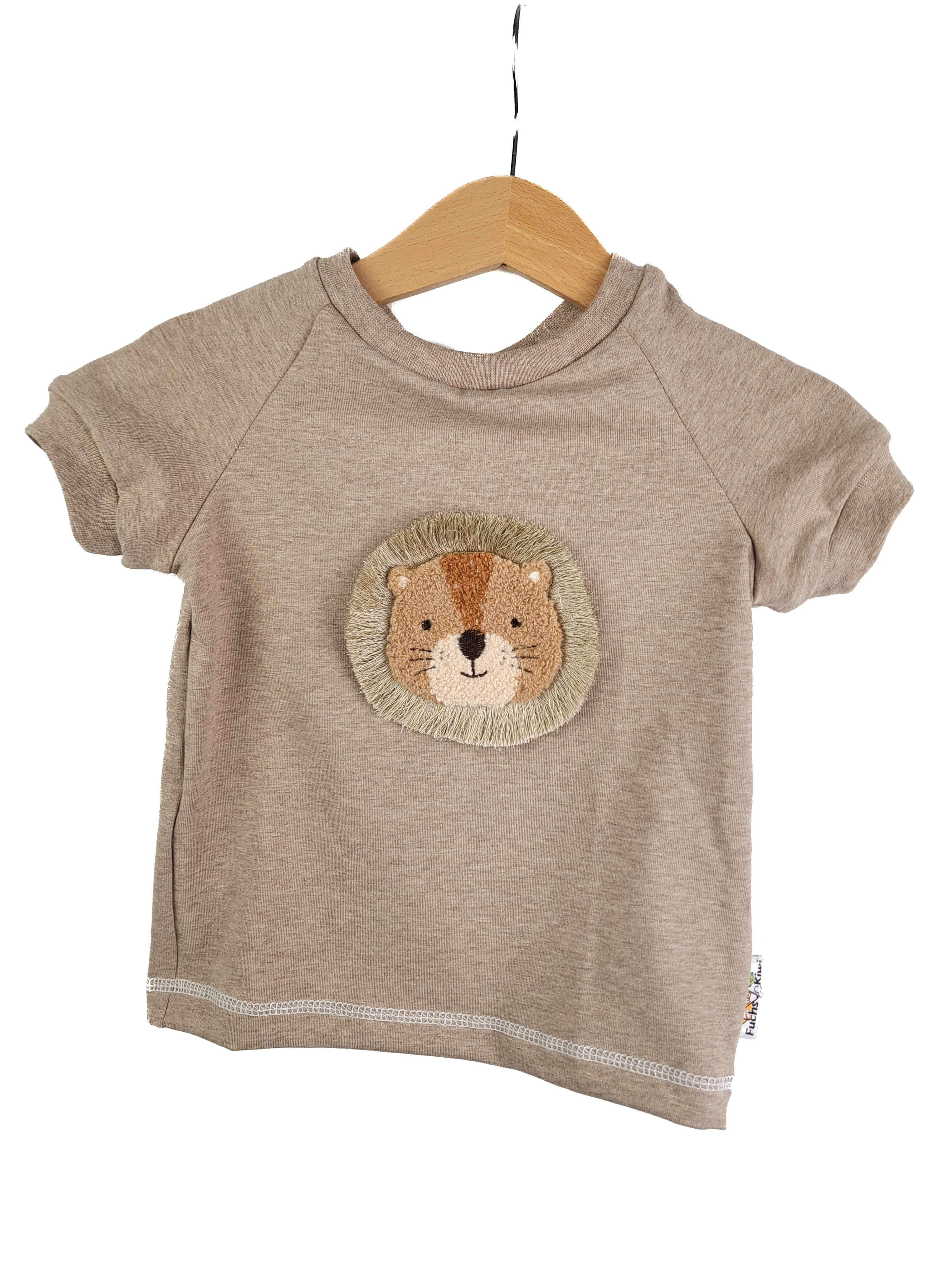 T-Shirt Löwenliebling-Patch sand 74/80