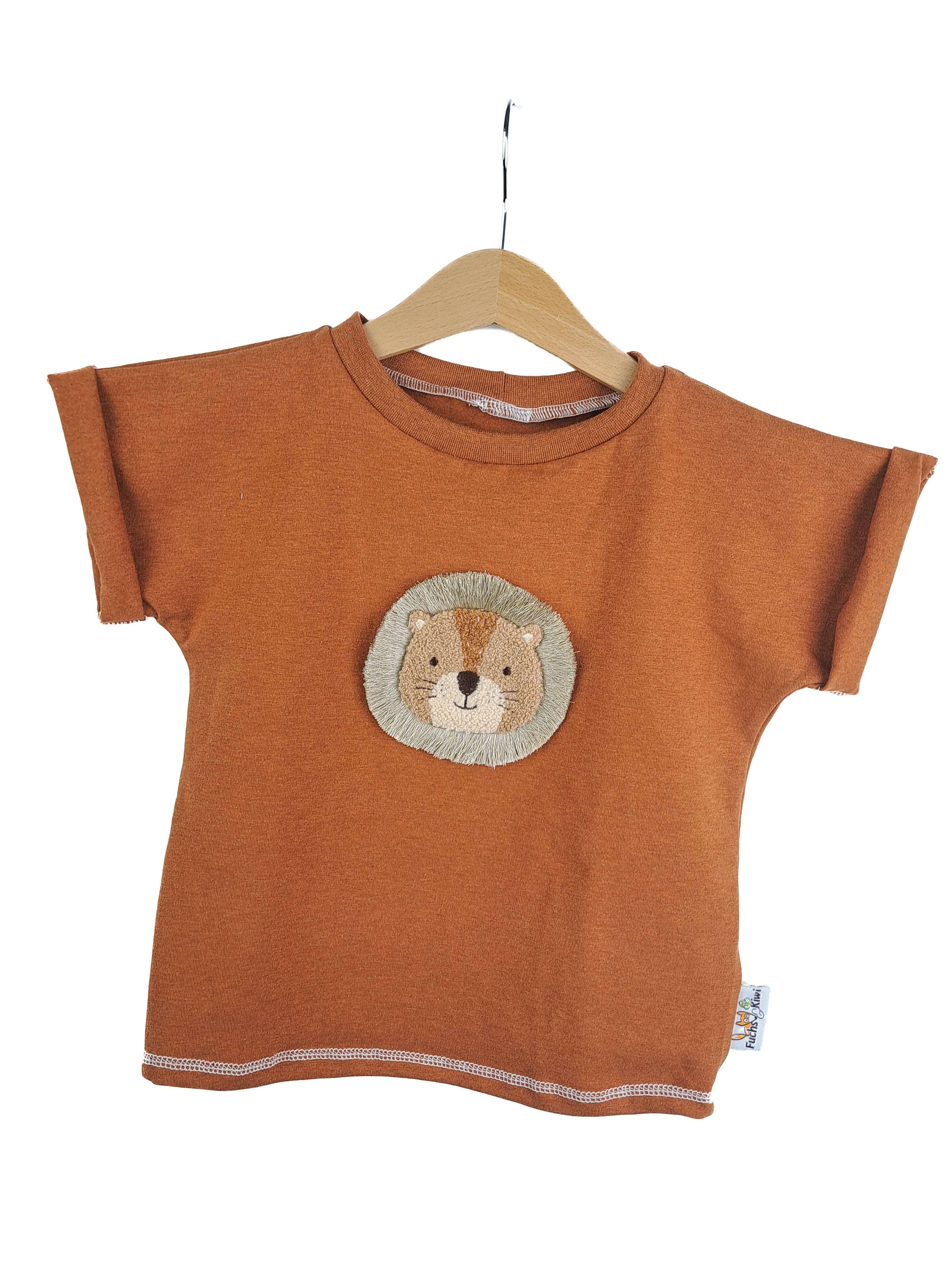 Shirty Löwenliebling-Patch rost 86/92