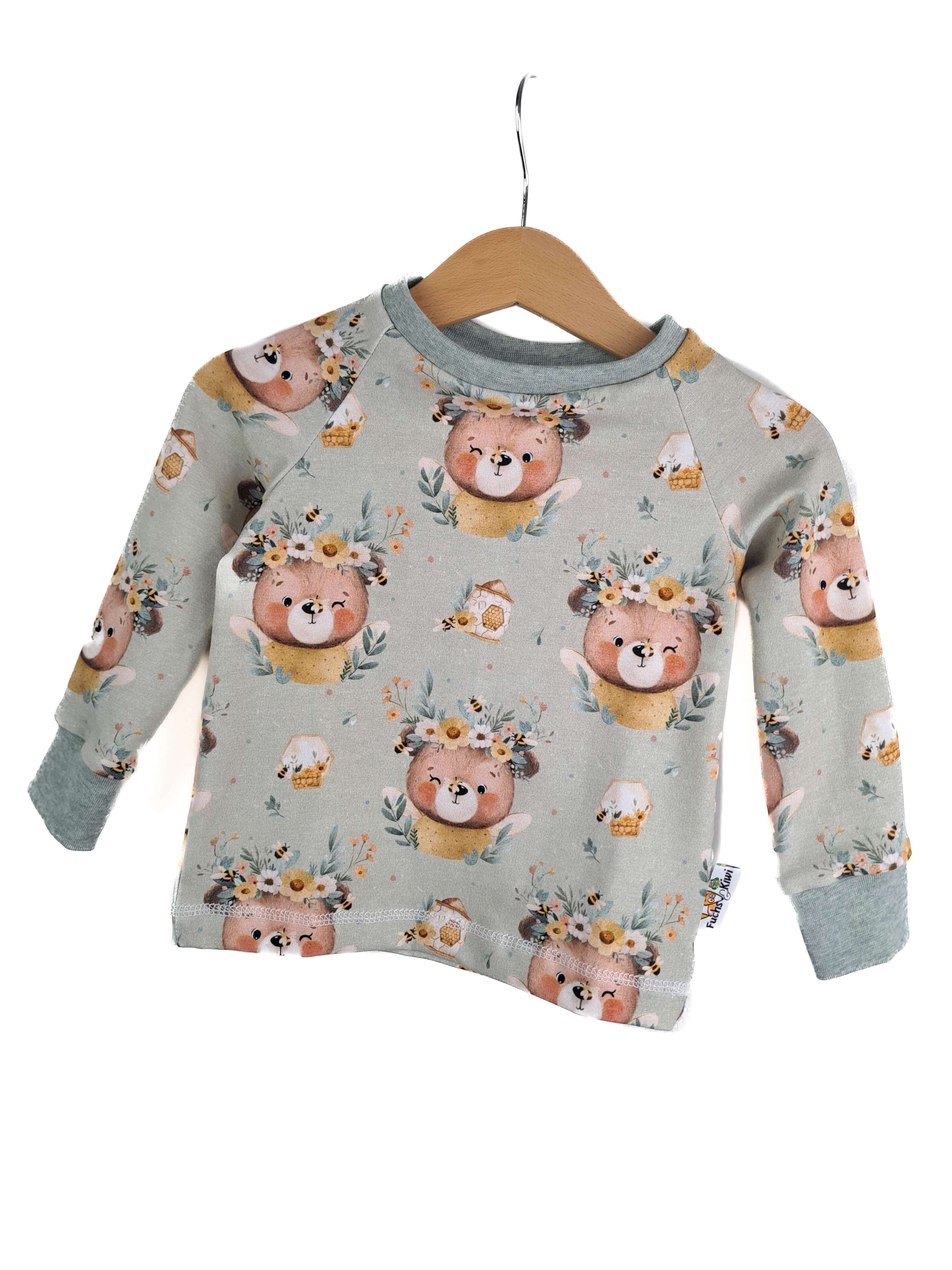 Langarmshirt Bienenbär
