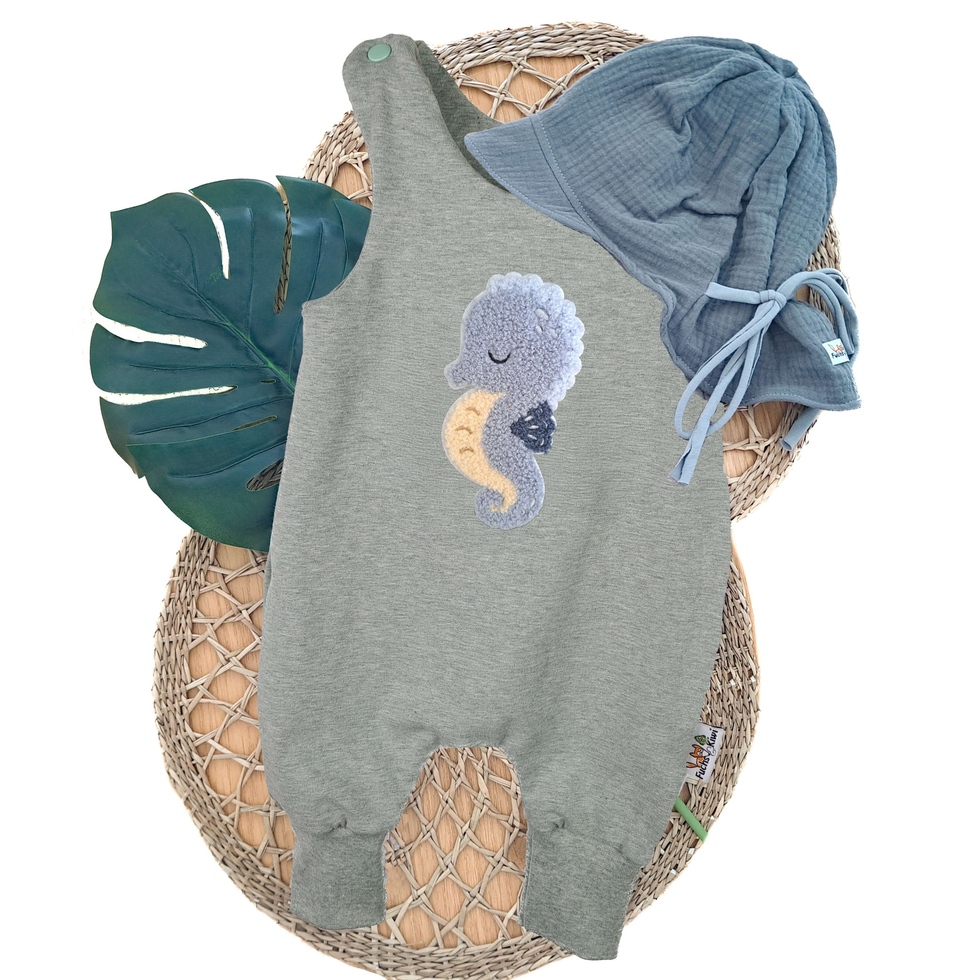 Seepferdchen-Patch mint Outfit