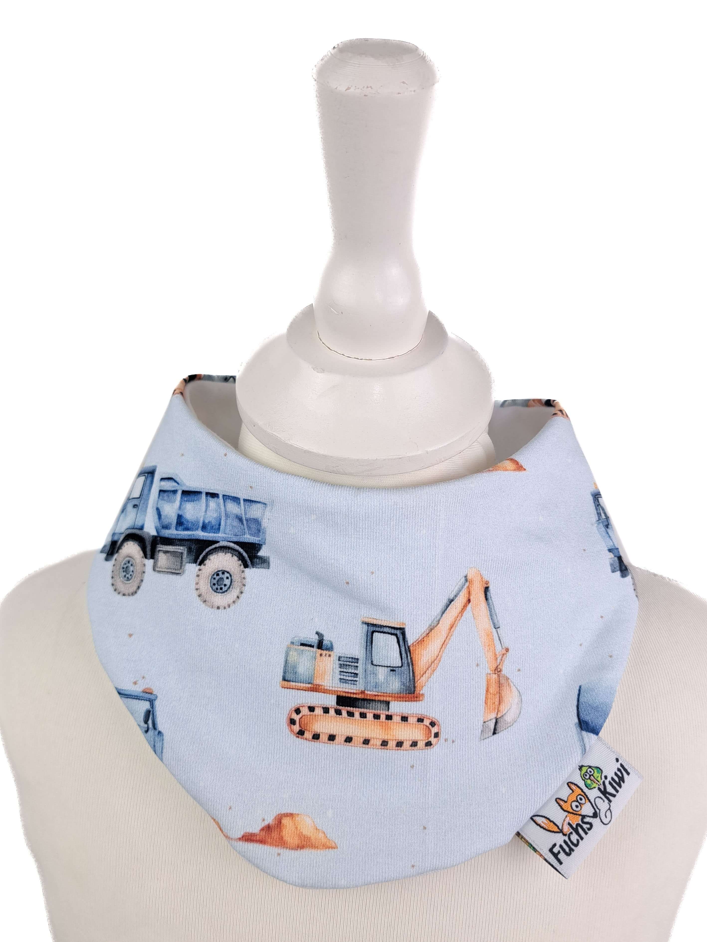 Halstuch Baustelle blau