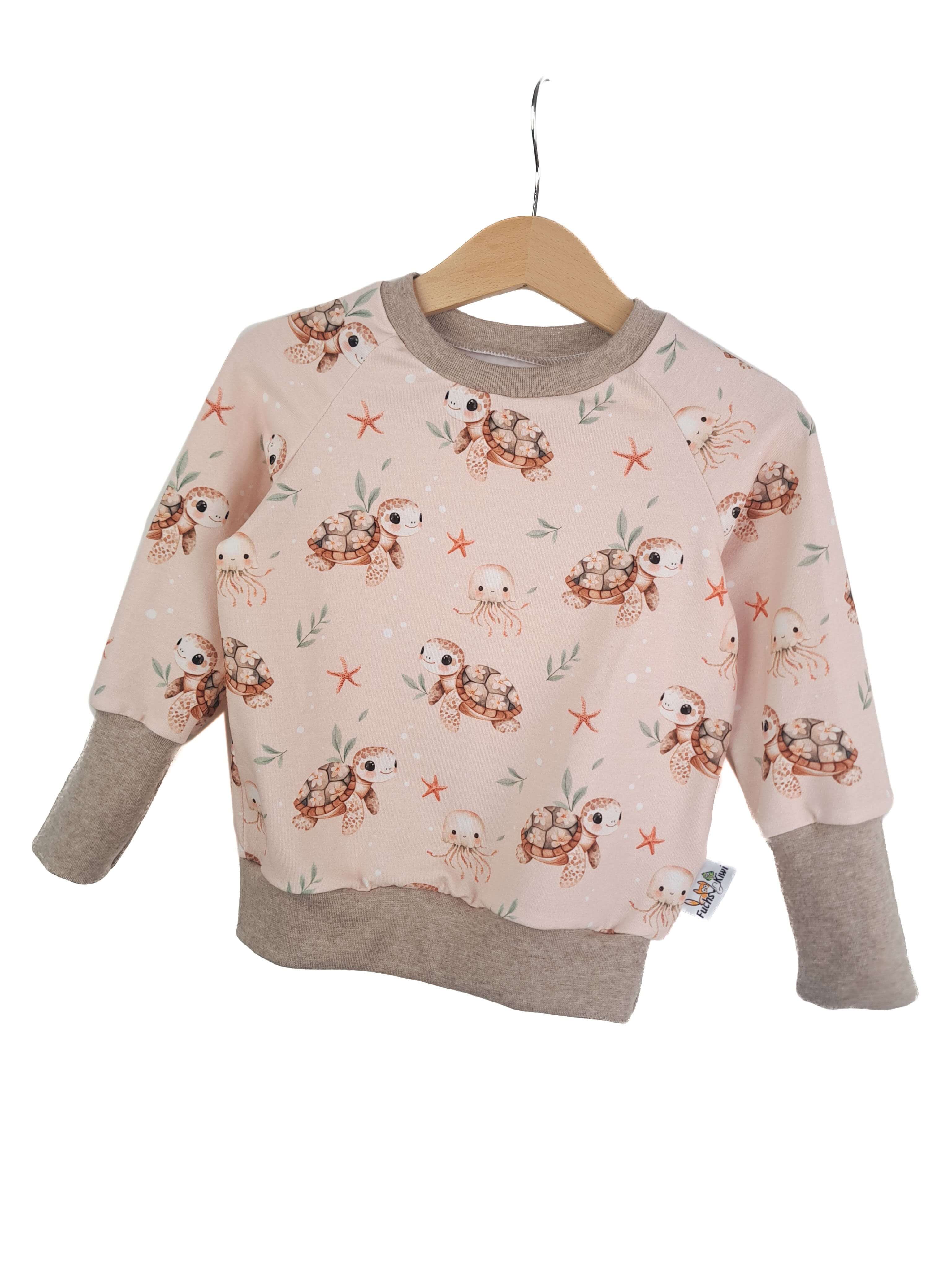 Pullover Unterwasserwelt sand