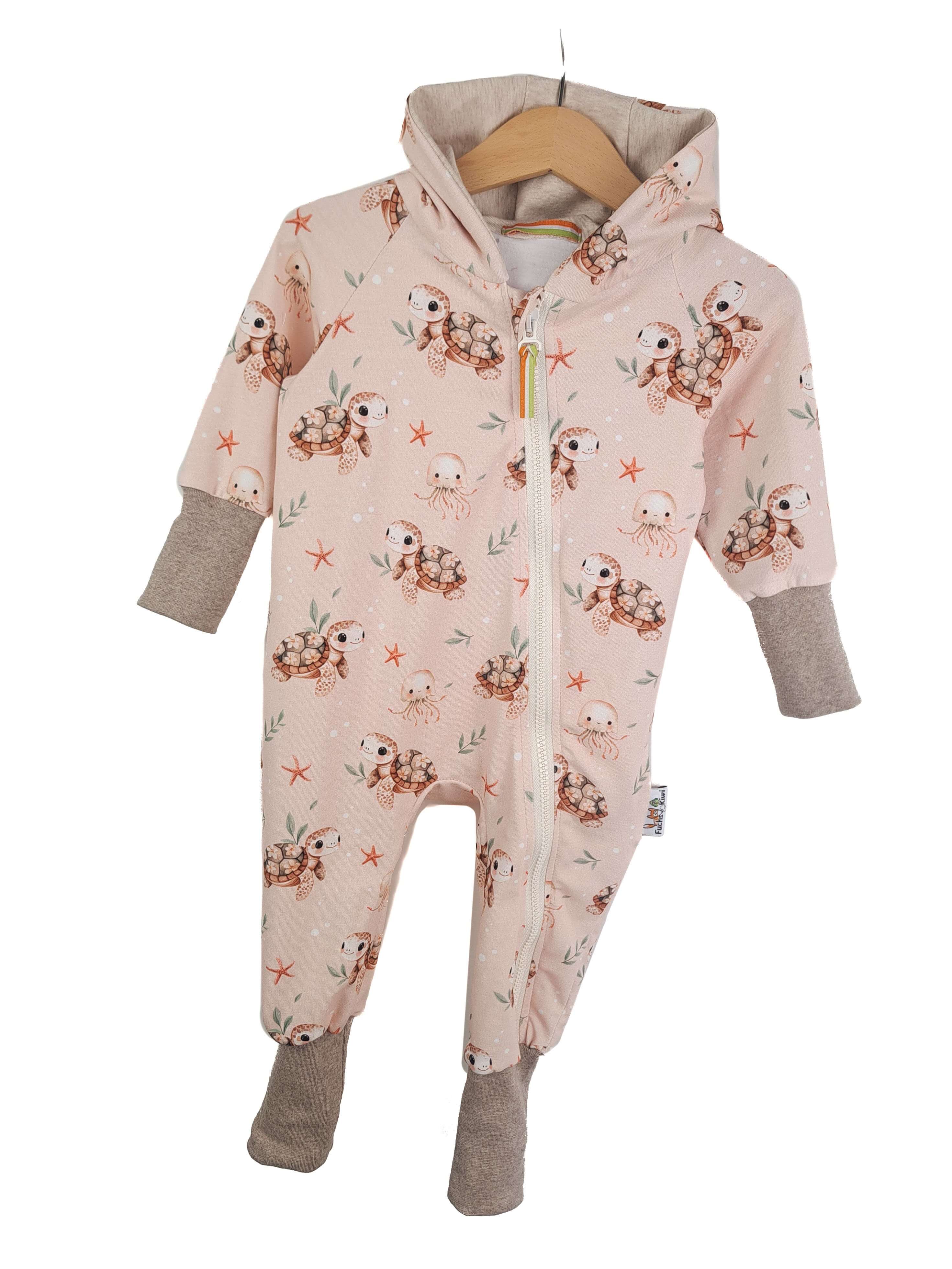 Sweatoverall Unterwasserwelt sand