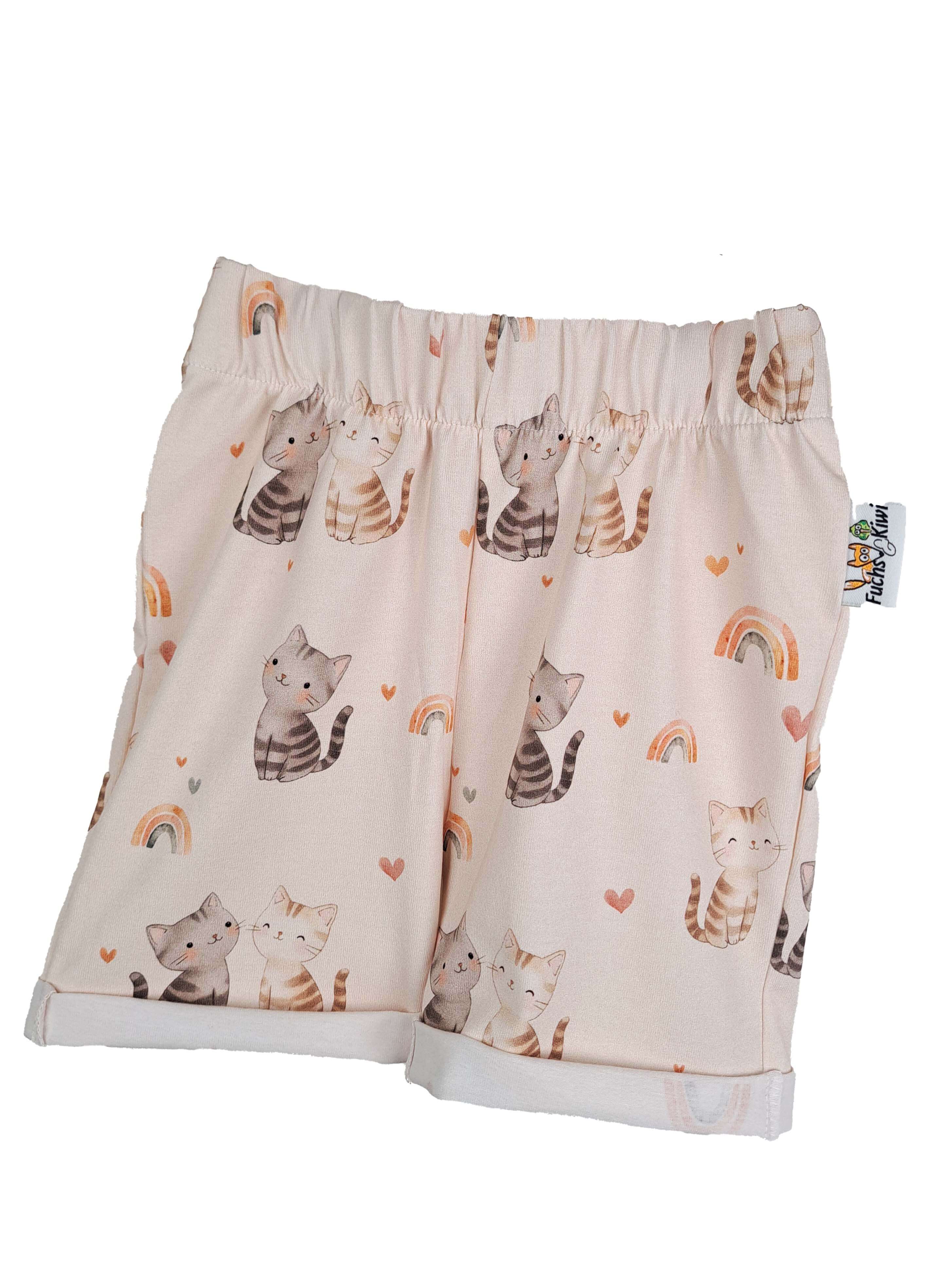 Kurze Shorts Katzenliebe