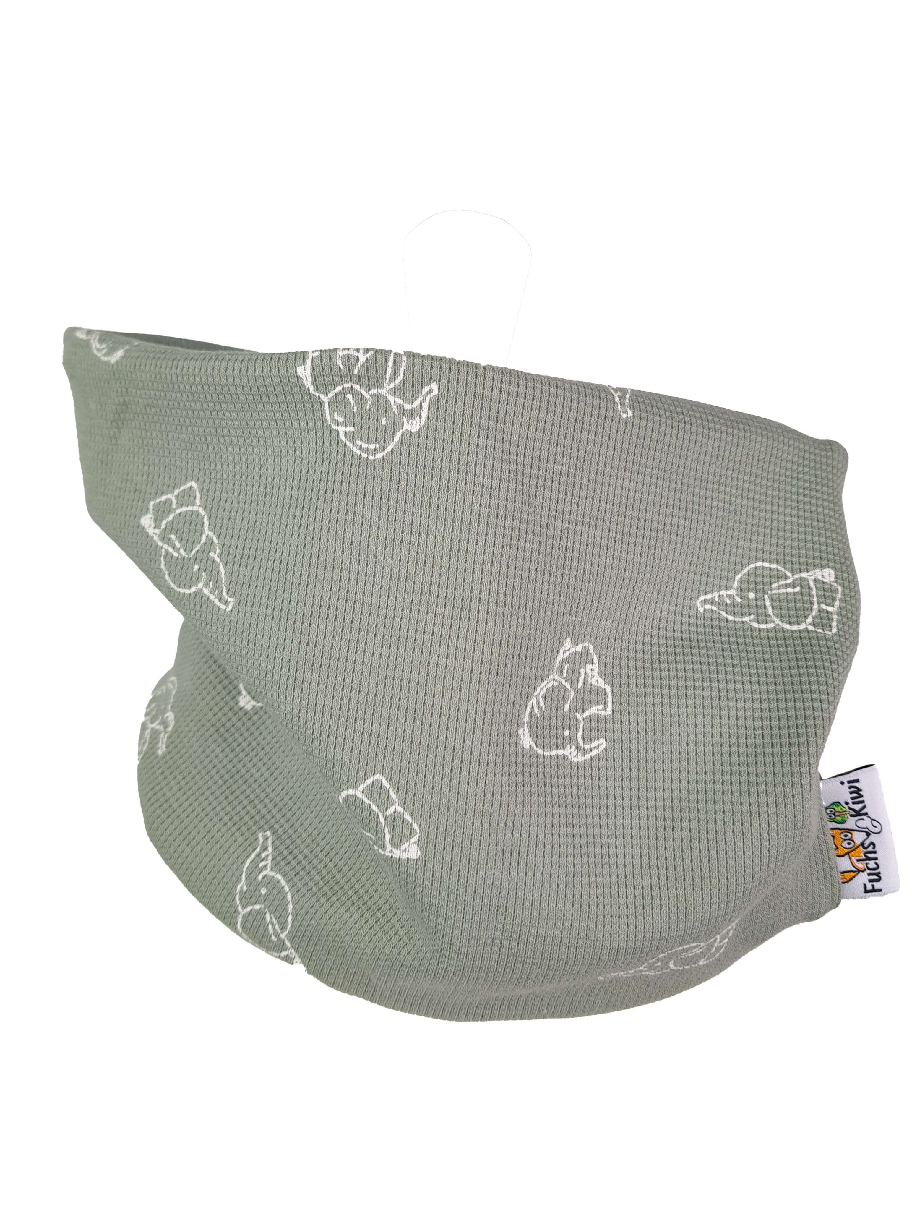 Loop Waffel Elefanten altmint 