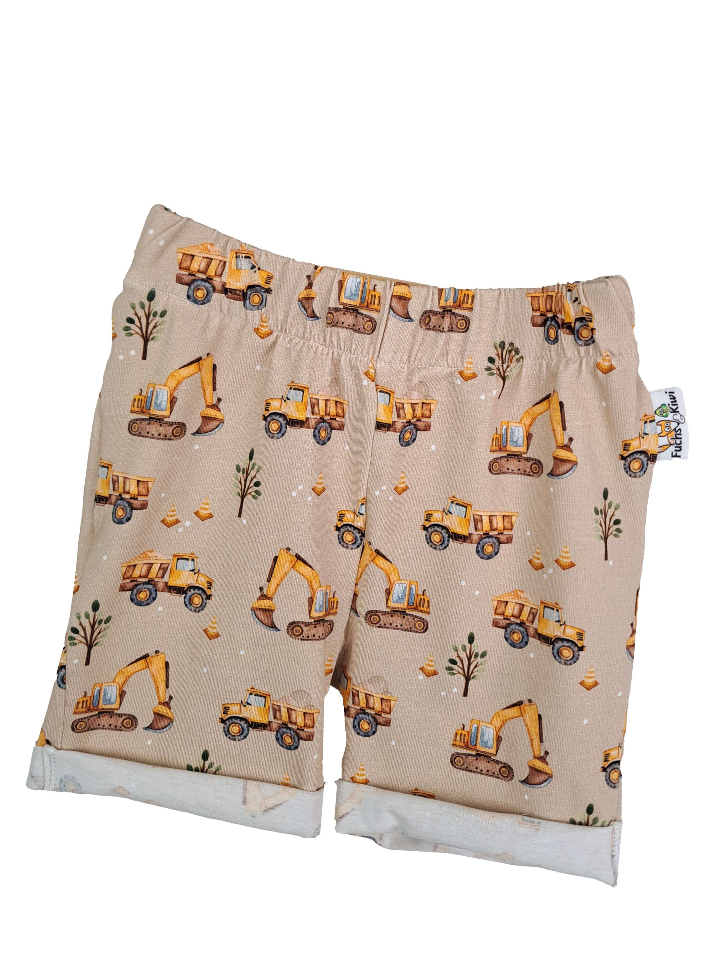 Kurze Shorts Baustelle sand