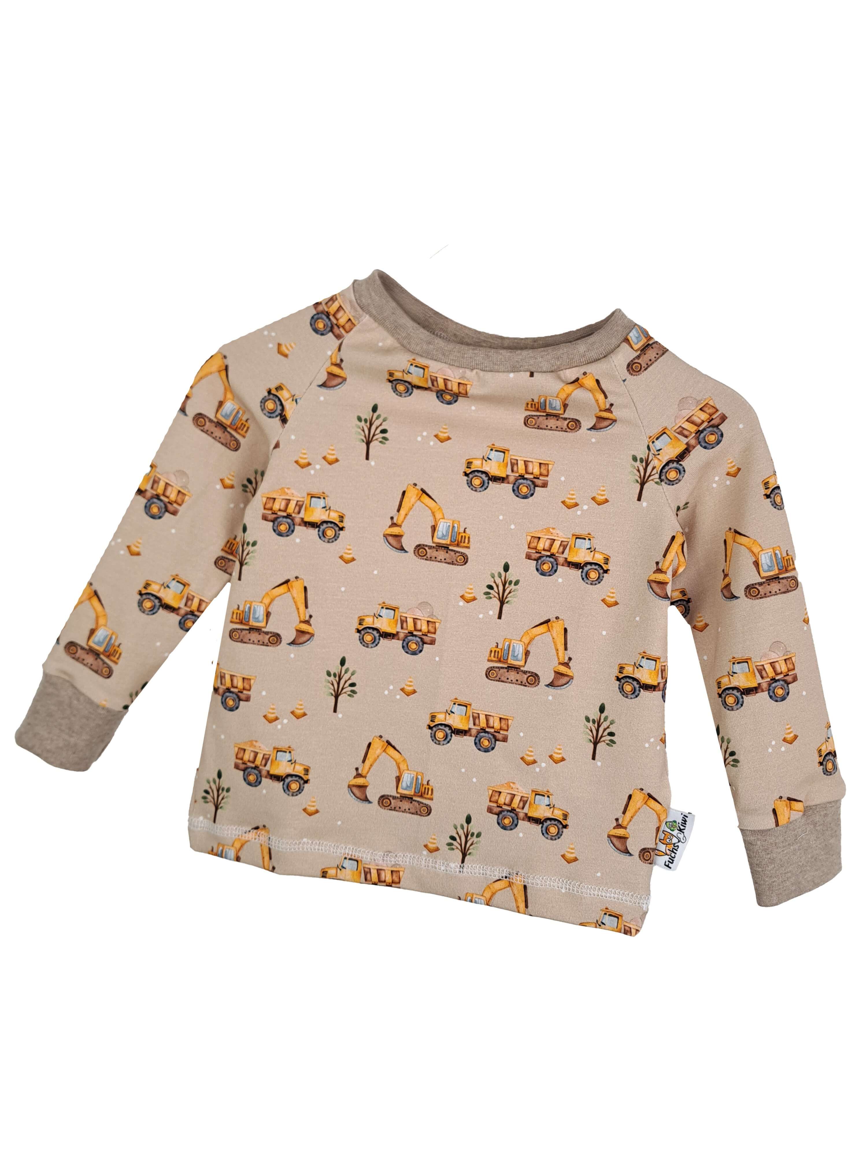 Langarmshirt Baustelle sand