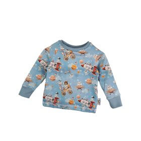 Langarmshirt Weltall