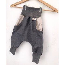 Individuell Sweat Pumphose dunkelgrau
