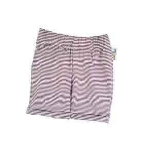 Kurze Shorts Streifen mauve