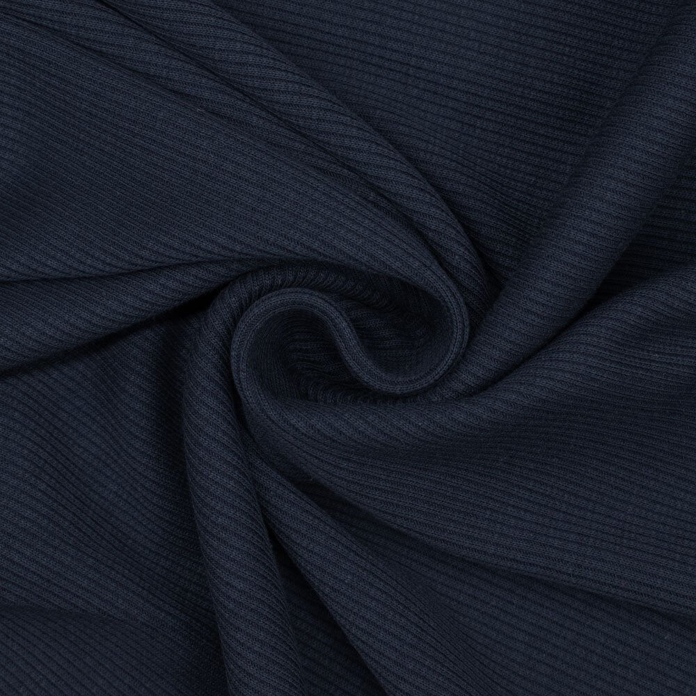 Feinripp dunkelblau