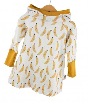 Hoodiekleid Bananen