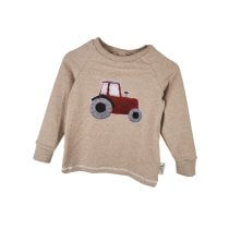 Langarmshirt Traktor rot-Patch