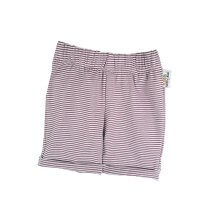 Kurze Shorts Streifen mauve
