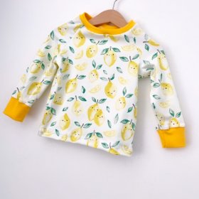 Langarmshirt Zitronen