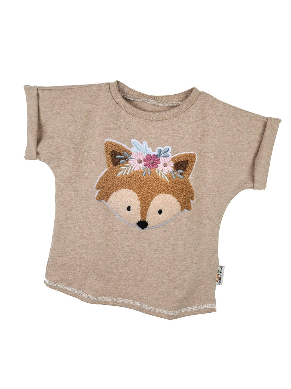 Shirty Blumenfuchs-Patch sand