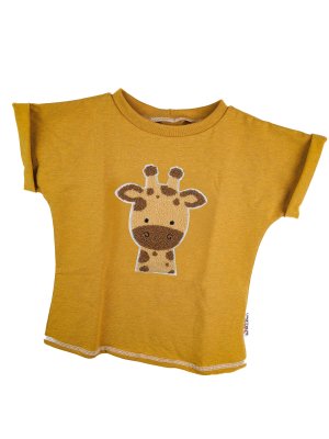 Shirty Giraffenkopf-Patch curry
