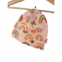Beanie Regenbogen rosa/bunt 44-46