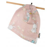 Beanie Häschen rosa 48-50