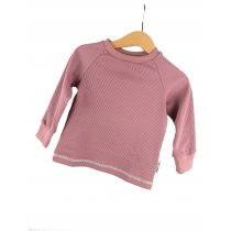 Langarmshirt Feinripp altrosa