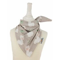 Halstuch zum Binden Lama beige
