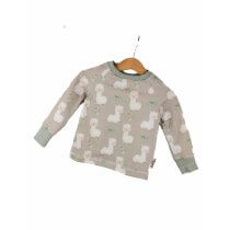 Langarmshirt Lama beige