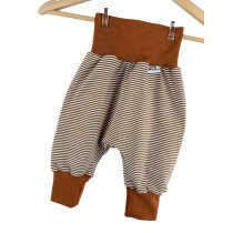 Pumphose Streifen karamell