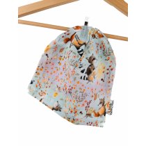 Beanie Freundschaftstanz 46-48 gefüttert mit Teddyfell