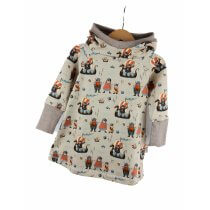 Hoodiekleid Wikinger sand