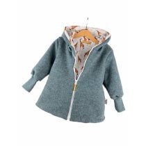 Walkmantel mint meliert mit Giraffenliebe