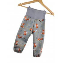 Softshellhose Fuchsi grau