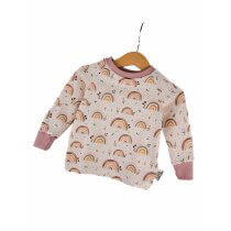 Langarmshirt Regenbogenliebe rosa