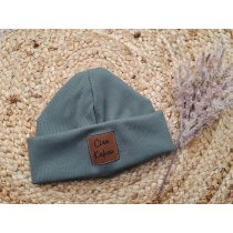 Hipster Beanie Feinripp altmint 50-54